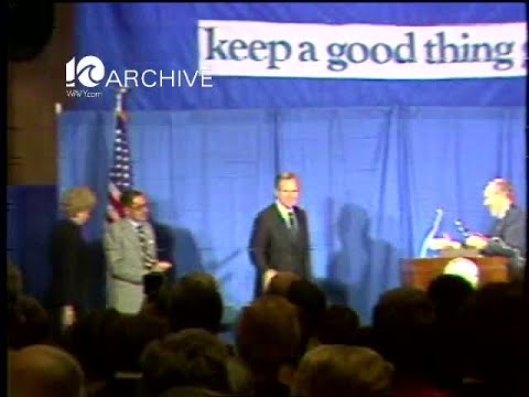 WAVY Archive: 1981 Vice President George Bush with Marshall Coleman