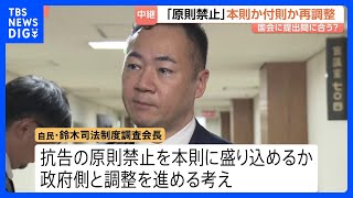 自民党部会“再審見直し”めぐる議論終了　検察官の抗告「原則禁止」の明記 本則か付則か？意見まとまらず…国会提出間に合う？【記者解説】｜TBS NEWS DIG