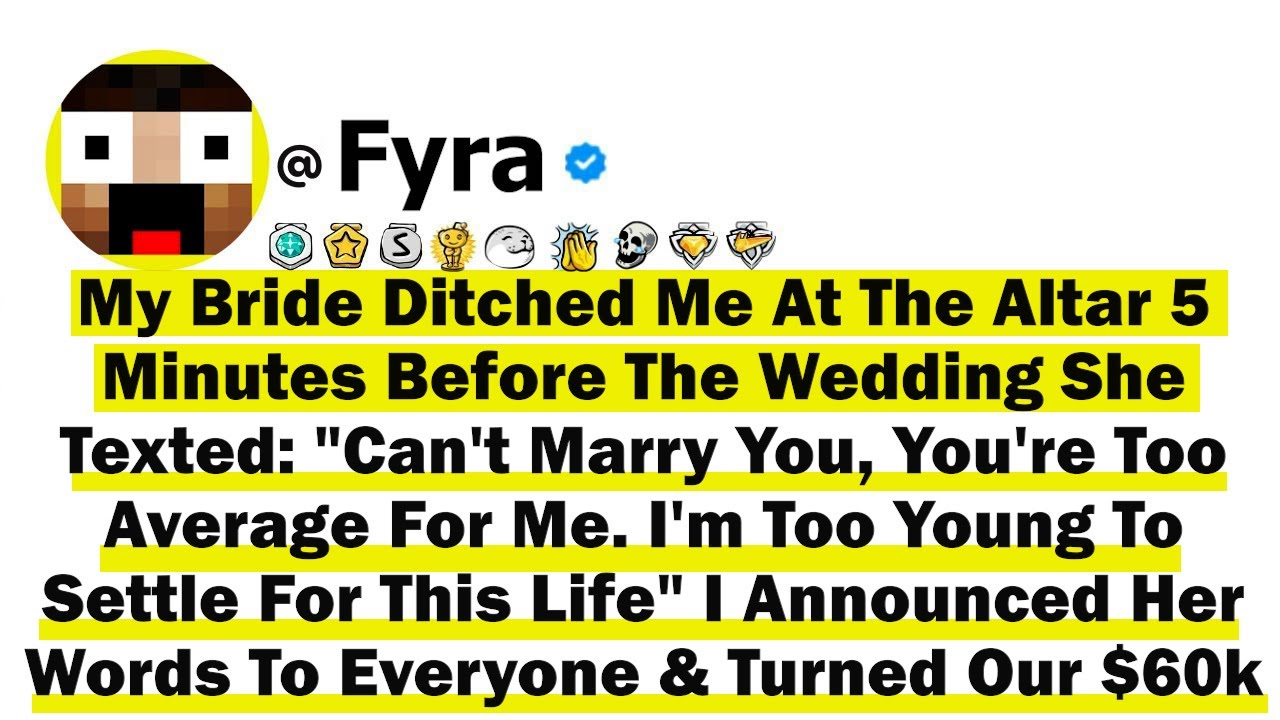 My Bride Ditched Me At The Altar 5 Minutes Before The Wedding She Texted: "Can't Marry You, You're..