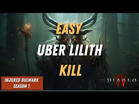 Uber Lilith is EASY as Druid in Diablo 4! Full Kill Using Bulwark!
