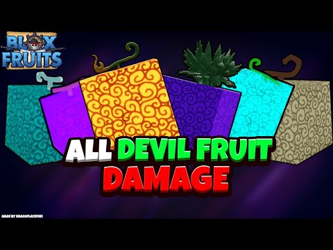 All Devil Fruit Damage and Showcase on a 20Mil Player - Blox Fruits (Update 13) [Roblox]