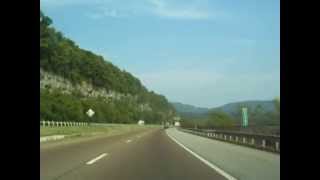 preview picture of video 'I-24 in Chattanooga (09.03.2010)'