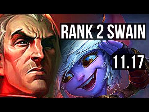 SWAIN & Senna vs TRISTANA & Thresh (ADC) | Rank 2 Swain, 8/5/19, 300+ games | NA Challenger | v11.17