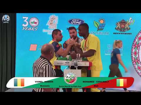 Dobrin Viorel vs Coulibaly Mohamed | Up to 85 kg | XLVI WORLD ARMWRESTLING CHAMPIONSHIP | 2025