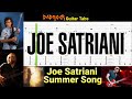 Summer Song - Joe Satriani - Guitar + Bass TABS Lesson
