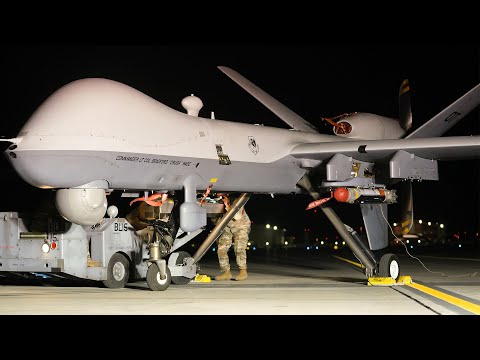 U.S. Quickly Loads 285 lbs Guided Bomb onto Their MQ-9 Reaper Drone