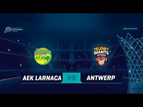 AEK Larnaca v Telenet Giants Antwerp - Full Game Qualif. Rd. 1 - Basketball Champions League 2018-19