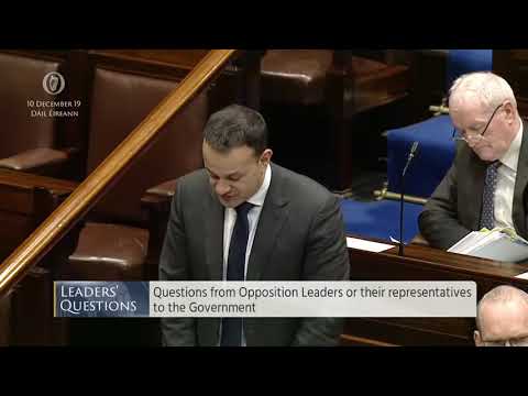 Deputy Eoin Ó Broin TD - speech from 10 Dec 2019