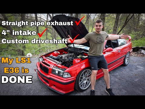 Finishing my LS Swap - Final Parts Installed on my Build! E36 LS1 Swap Pt. 17