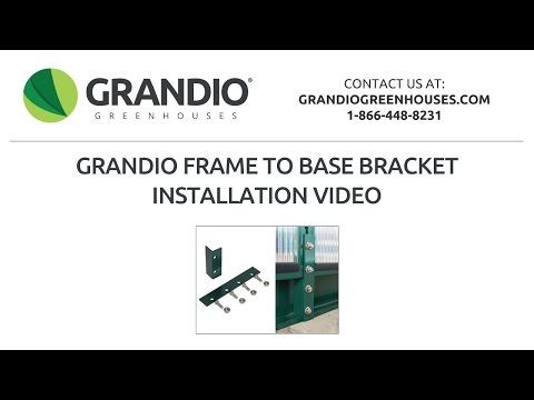 Grandio Frame to Base Bracket Installation
