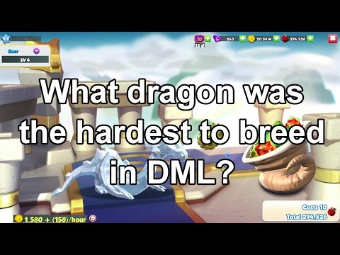 What dragon was the hardest to breed in DML? (COMMENT BELOW!)