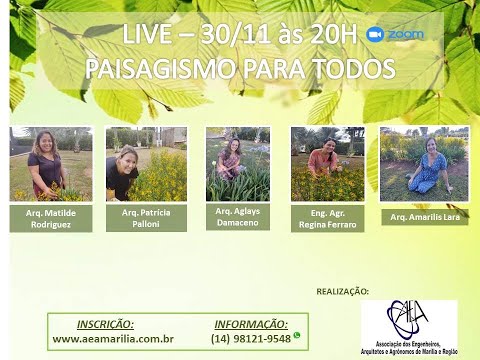 LIVE - PAISAGISMO PARA TODOS