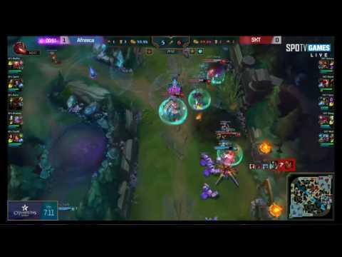 2017618 Afreeca vs SKT Blank lee sin amazing kick
