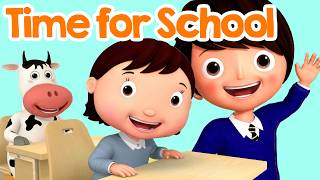1, 2, It's Time For School 🎒🏫 Back to School | Little Baby Bum