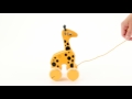 Miniature vidéo Jouet à tirer Girafe