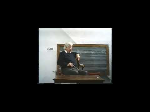 Sergiu Celibidache - Saluzzo Lesson -10/02/1988-musical phenomenology Masterclass-2/4