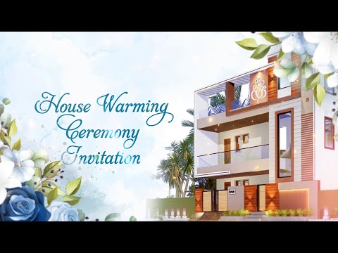 Housewarming Invitation Video | New House Inauguration | House Warming Ceremony Invitations