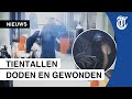 Eerste beelden ziekenhuisbrand Bagdad