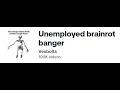 Vexbolts Unemployed Brainrot Banger Low Taper Fade The Meme Is Massive Low Taper Fade Song