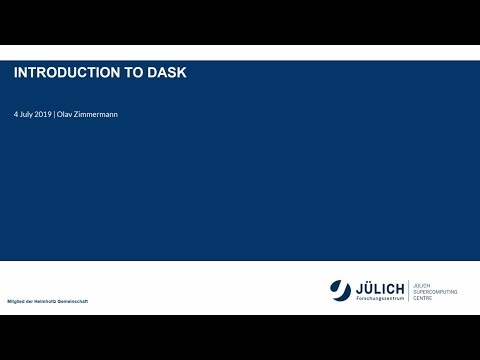 High Performance Computing With Python Introduction To Dask