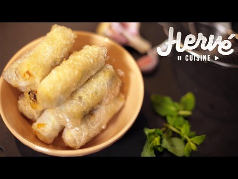 Recette NEMS au POULET croustillants (Cuisine Asiatique)