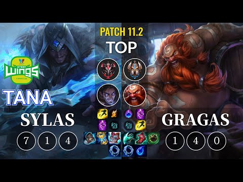 JAG TaNa Sylas vs Gragas Top - KR Patch 11.2