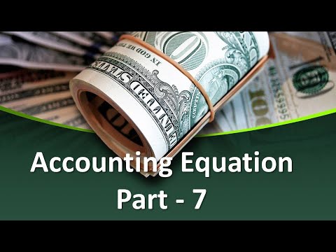 Part 7 Accounting Equation of XI by Ishant verma