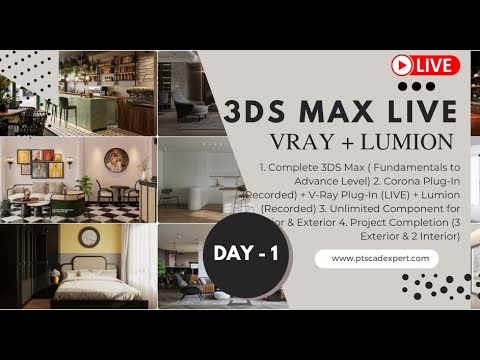 3ds Max Tutorial in 11 Hours Complete Exterior Elevation Facade Design