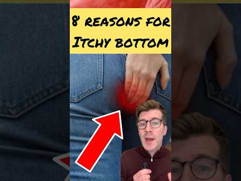 8 causes of an itchy bottom #shorts