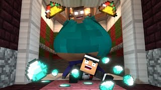 Fat Herobrine Life - Minecraft Animation