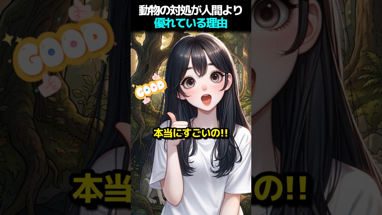 動物の対処が人間より優れている理由