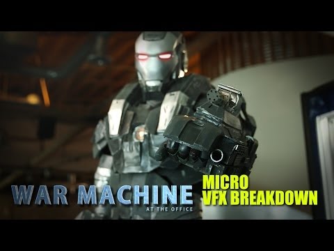 "War Machine at the Office"  micro Vfx breakdown