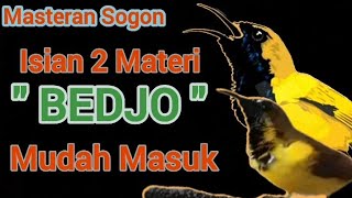 Download lagu MASTERAN SOGON BEDJO 1 NAFAS 2 MATERI.Bikin Burungmu Stabil Juara. mp3