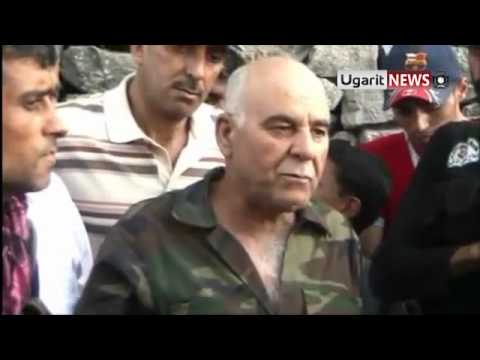 زيارة العميد مصطفى الشيخ لقرى الساحل السوري