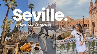 Travel vlog - Solo travel on a budget to Seville, Spain | What to do & eat in 3 days