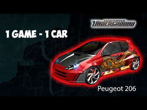 Need for Speed UNDERGROUND 1. Peugeot 206. Hard Difficulty. No Commentary