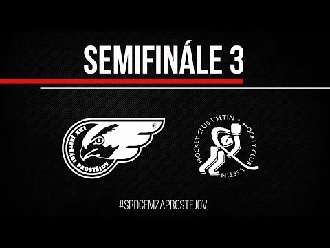 3.semifinále: LHK Jestřábi Prostějov - Valašský hokejový klub