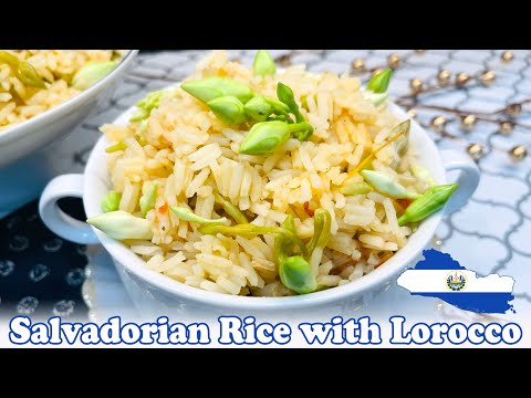 Authentic Salvadorian Rice with Loroco