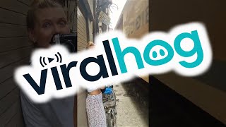 Couple Visit Hanoi's Famous Train Street || ViralHog