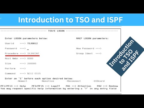 Introduction to TSO and ISPF
