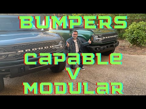 Ford Bronco Bumpers: Capable versus Modular