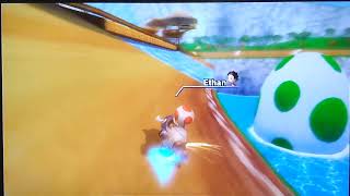 DS Yoshi Falls time trial to unlock Expert Ghost