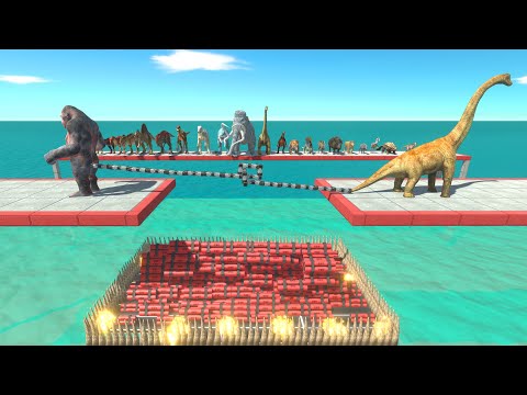 Tug of war between strong units - Animal Revolt Battle Simulator