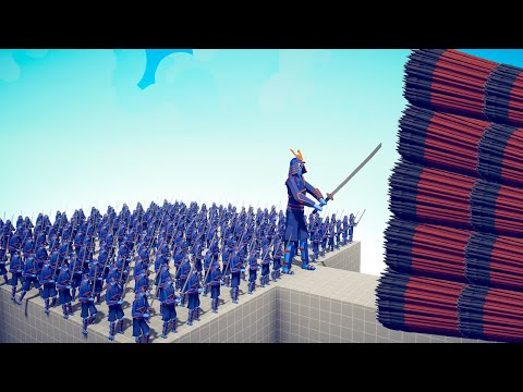 SAMURAI ARMY + GIANT vs EVERY GOD - TABS | Totally Accurate Battle Simulator 2022