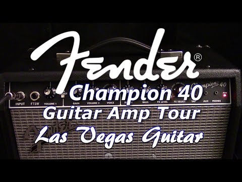 Fender Champion 40 Guitar Amplifier Tour