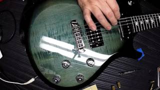 Video thumbnail for Tonepros AVT2M success install USA PRS S2 bridge replacment by Steve Cone