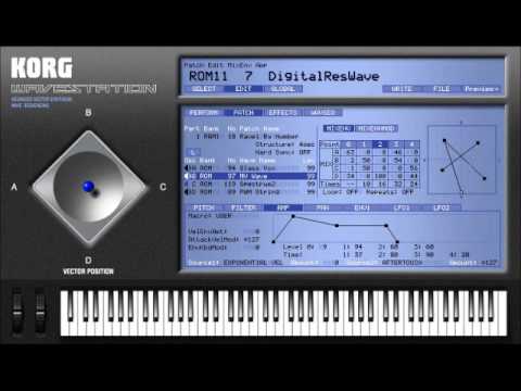Korg Wavestation VST - Lead + groove improvvisation