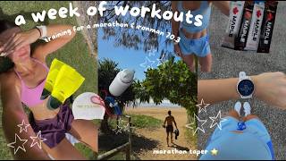 a week of training leading up to Sydney marathon & my first ironman 70.3