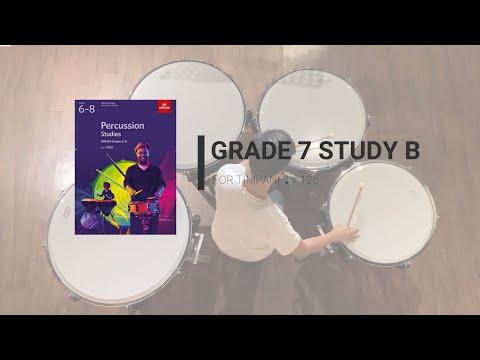 ABRSM Percussion 2020 - G7 Timpani Study B