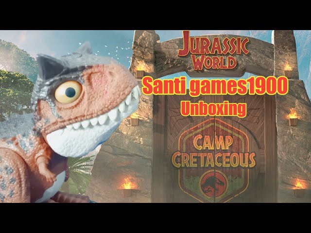 Vídeo relacionado con Jurassic World Bebé Carnotaurus mordedor Dinosaurio articulado con movimientos y sonidos, figura de juguete para niños (Mattel HBY85)